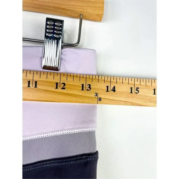 Athleta Powervita Elevation 7/8 Leggings Spring Night Purple Grey Size S - Picture 6 of 13